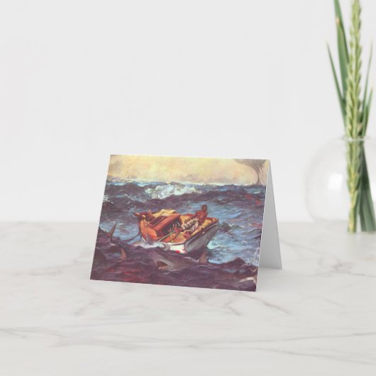 Winslowホーマー著嵐 カード (正面)