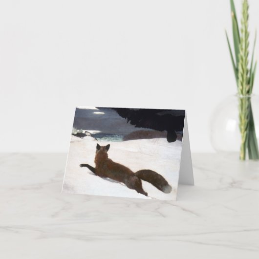 WINSLOWホーマー: キツネ狩り1893年 シーズンカード (正面)