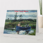 WInslowホームマーアメリカンアート カード (正面)