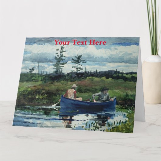 WInslowホームマーアメリカンアート カード (正面)