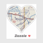 Winslowマップ シール (シート)