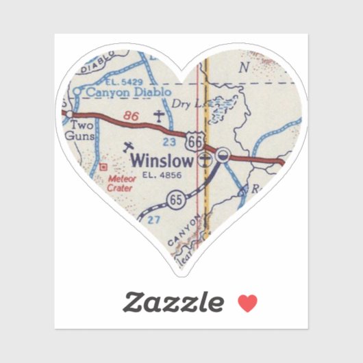 Winslowマップ シール (シート)