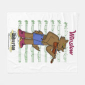 Winslow  フリースブランケット (正面(横))