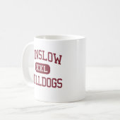 Winslow -ブルドッグ-高等学校- Winslowアリゾナ コーヒーマグカップ (正面左)