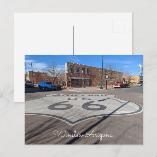 Winslow Arizonaはがき ポストカード (正面/裏面)