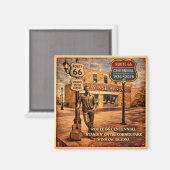 Winslow Arizona Standin' Corner  マグネット (正面/裏面)