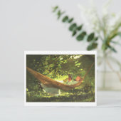 Winslow Homerによる「Sunlight and Shadow」 ポストカード (スタンド正面)