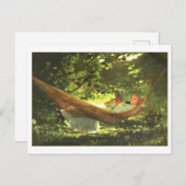 Winslow Homerによる「Sunlight and Shadow」 ポストカード (正面/裏面)