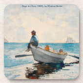 Winslow HomerによるDory(1880年)の少年 コースター (正面)