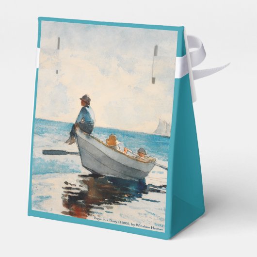 Winslow HomerによるDory（1880年）の少年 フェイバーボックス (裏面サイド)