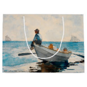 Winslow HomerによるDory（1880年）の少年 ラージペーパーバッグ (正面)