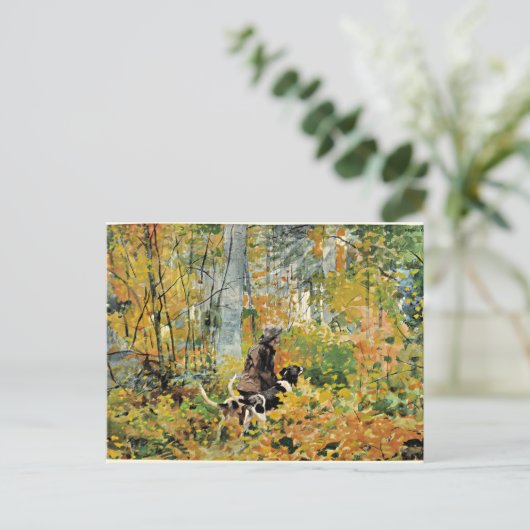 Winslow Homer – トレイル、素晴らしアー絵を描ト ポストカード (スタンド正面)