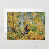 Winslow Homer – トレイル、素晴らしアー絵を描ト ポストカード (正面/裏面)