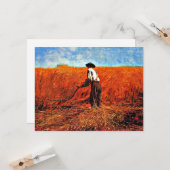 Winslow Homer – 新しい分野の退役軍人 カード (正面/裏面インサイチュ)