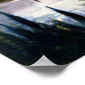 Winslow Homer art, Adirondacksインディアンビレッジ ポスター (角)