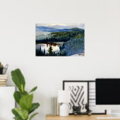 Winslow Homer art, Adirondacksインディアンビレッジ ポスター (ホームオフィス)