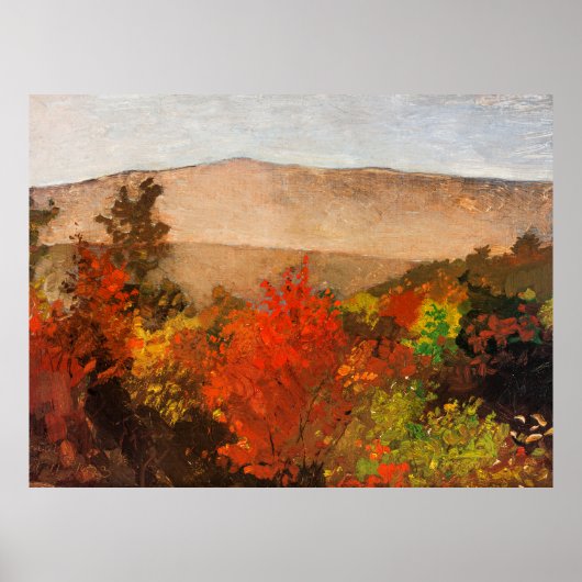 Winslow Homer, Autumn Treetops, ポスター (正面)