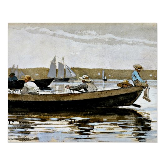 Winslow Homer - Boys in a Dory ポスター (正面)