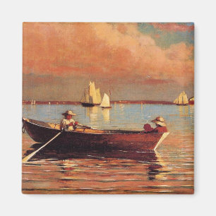 Winslow Homer: Glouchester Harbor, 1873,アートワーク マグネット