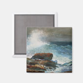 Winslow Homer - Incoming Tide, 1885，アートワーク マグネット (正面/裏面)
