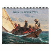 Winslow Homer Paintings Fine Art Calendar カレンダー (カバー)