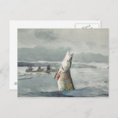 Winslow Homer - Pike, Lake St. John ポストカード (正面/裏面)