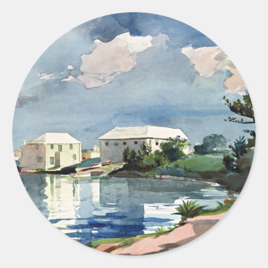 Winslow Homer, Salt Kettle, Bermuda ラウンドシール (正面)