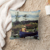 Winslow Homer: The Blue Boat, 1892，アートワーク クッション (ブランケット)