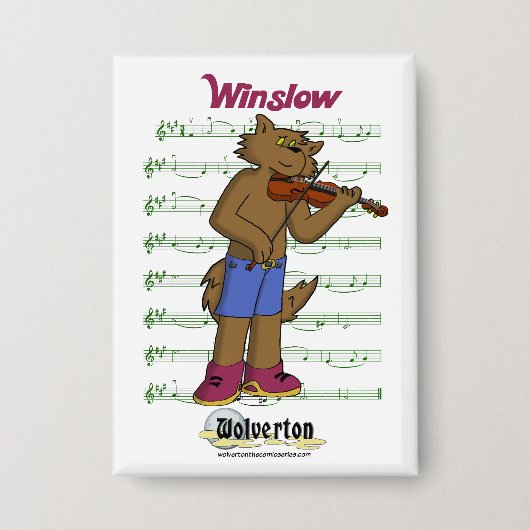 Winslow Magnet 缶バッジ (正面)