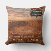 Winslow Meteor Crater Route Centennial クッション (正面)