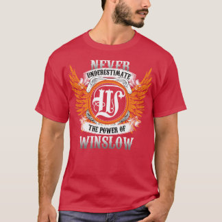 Winslow Name Shirtは力を過小評価しない Tシャツ