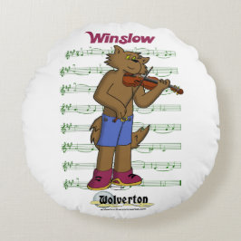 Winslow Round Throw Pillow ラウンドクッション