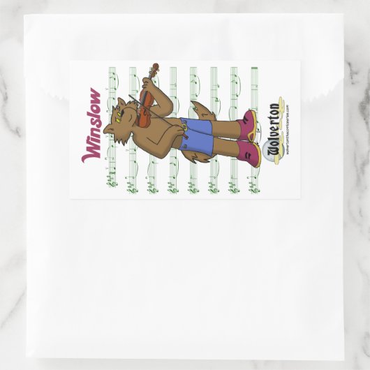 Winslow Stickers 長方形シール (バッグ)