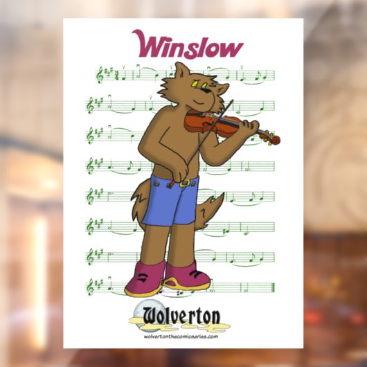 Winslow Window Cling ウィンドウサイン (シート2)