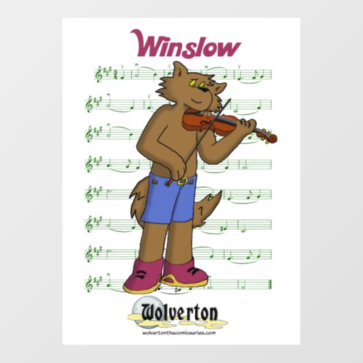 Winslow Window Cling ウィンドウサイン (シート)