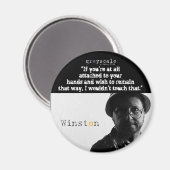 Winstonボタン マグネット (正面/裏面)