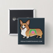 Winstonボタン 缶バッジ (正面&裏面)