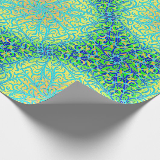 Winston淡黄緑のLapis ラッピングペーパー (角)