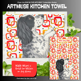 WINSTON イングリッシュセッター - ArtMuse キッチンタオル 