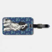 WINSTON イングリッシュ・セッター • ArtMuse Journeyシリーズ ラゲッジタグ (裏面横)