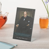 Winston Churchill – 英国のデコール首相 台座サイン (インサイチュ)