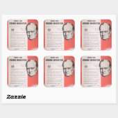 Winston Churchill、英国の第2次世界大戦ポスター再版 スクエアシール (シート)