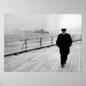 Winston Churchill At Sea ポスター (正面)