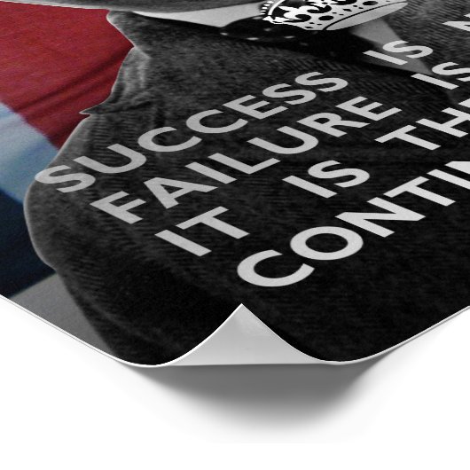 Winston Churchill- Success ポスター (角)