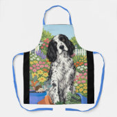 WINSTON English Setter All-Over Print Apron エプロン (正面)