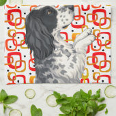 WINSTON English Setter  - ArtMuse Kitchen Towels  キッチンタオル (折り畳み)