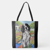WINSTON the English Setter トートバッグ (正面)