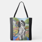 WINSTON the English Setter トートバッグ (裏面)