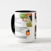 WINSTONS COTTAGE PIE  Art Muse Recipe  マグカップ (正面左)