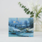 WiNterのセントラルパークからのクリスマスの願い シーズンポストカード (スタンド正面)